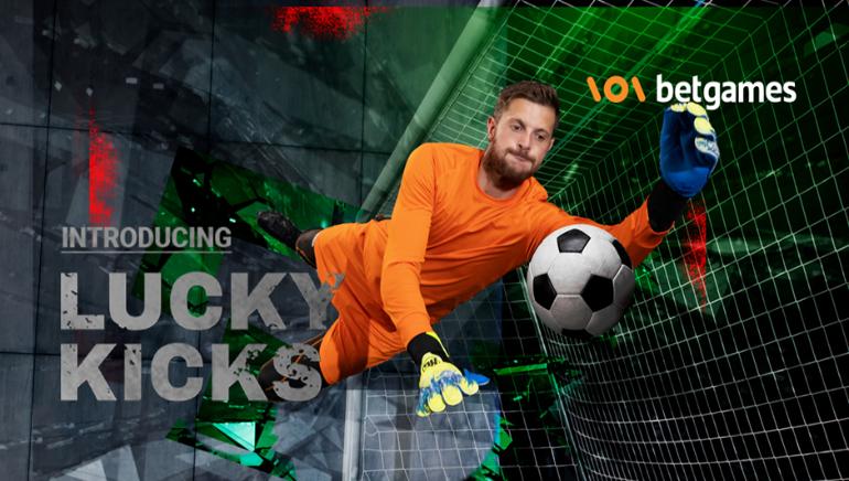 BetGames Heyecan Verici Bir Penaltı Atışı Deneyimi Olan “Lucky Kicks”i Piyasaya Sürdü